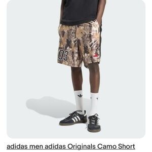 Adidas Men's Brown Camo Athletic Shorts NWT Size M